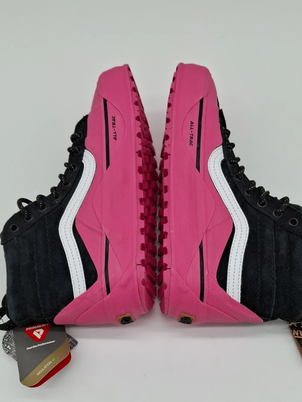 Vans Sk8-Hi MTE-2 Dip Hydroguard Waterproof Boots Black Suede Pink